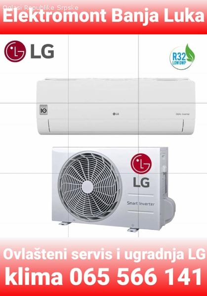 Klima Dual Inverter LG S12EQ A++ Banja Luka 065 566 141